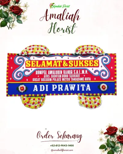 Karangan Bunga Ucapan Selamat tunggaljaya